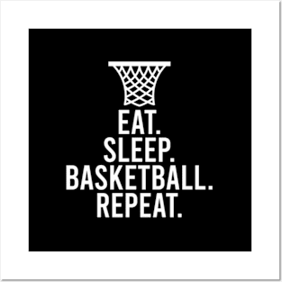 Eat Sleep Basketball Repeat Poison Posters and Art